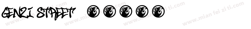 Genzi Street字体转换